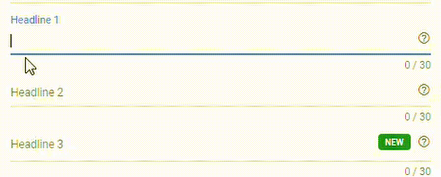 geo ad customizer headline